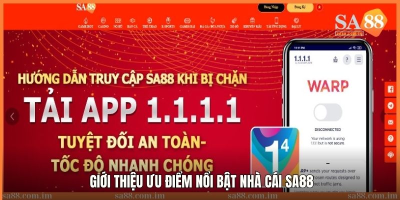 Giới thiệu những ưu điểm vượt bậc tại nền tảng SA88 dành cho khách hàng